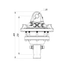Rotatore Formiko FHR 3.000L - Motore di rotazione 3 t per pinze e pinze per legno - immagine 2