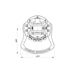 Rotatore Formiko FHR 3.000L - Motore di rotazione 3 t per pinze e pinze per legno - immagine 4