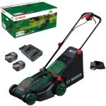 Bosch rasaerba a batteria ROTAK18V2-38 2x batteria PBA 18V 4.0Ah
