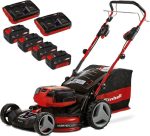 Einhell GE-CM 36/47 S HW Li (4 x batterie + 2 caricabatterie )