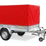 Stema Variolux 850 | Set rimorchio con telone alto da 80 cm, piedini di appoggio e ruotino di sostegno