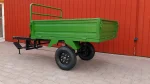 Trasportatore rimorchio per trattorino rasaerba e trattore compatto ribaltabile - immagine 3