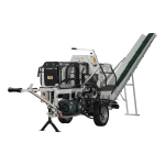 LUMAG SSA400E | Macchina sega-spaccalegna elettrica con nastro trasportatore - immagine 2
