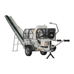 LUMAG SSA400E | Macchina sega-spaccalegna elettrica con nastro trasportatore