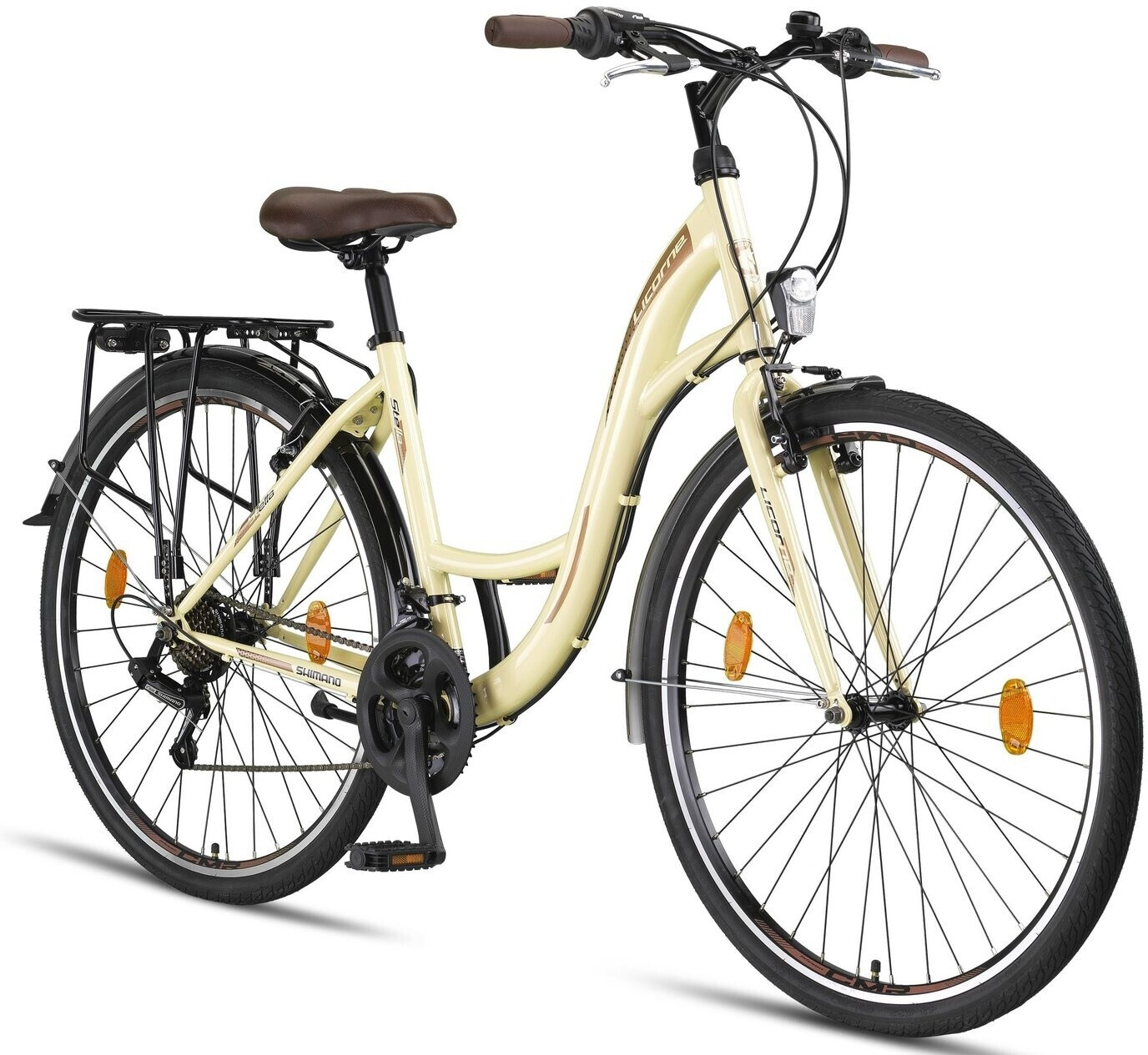 licorne-bike-stella-premium-28-beige Licorne Bike Stella Premium 28" beige - immagine 1