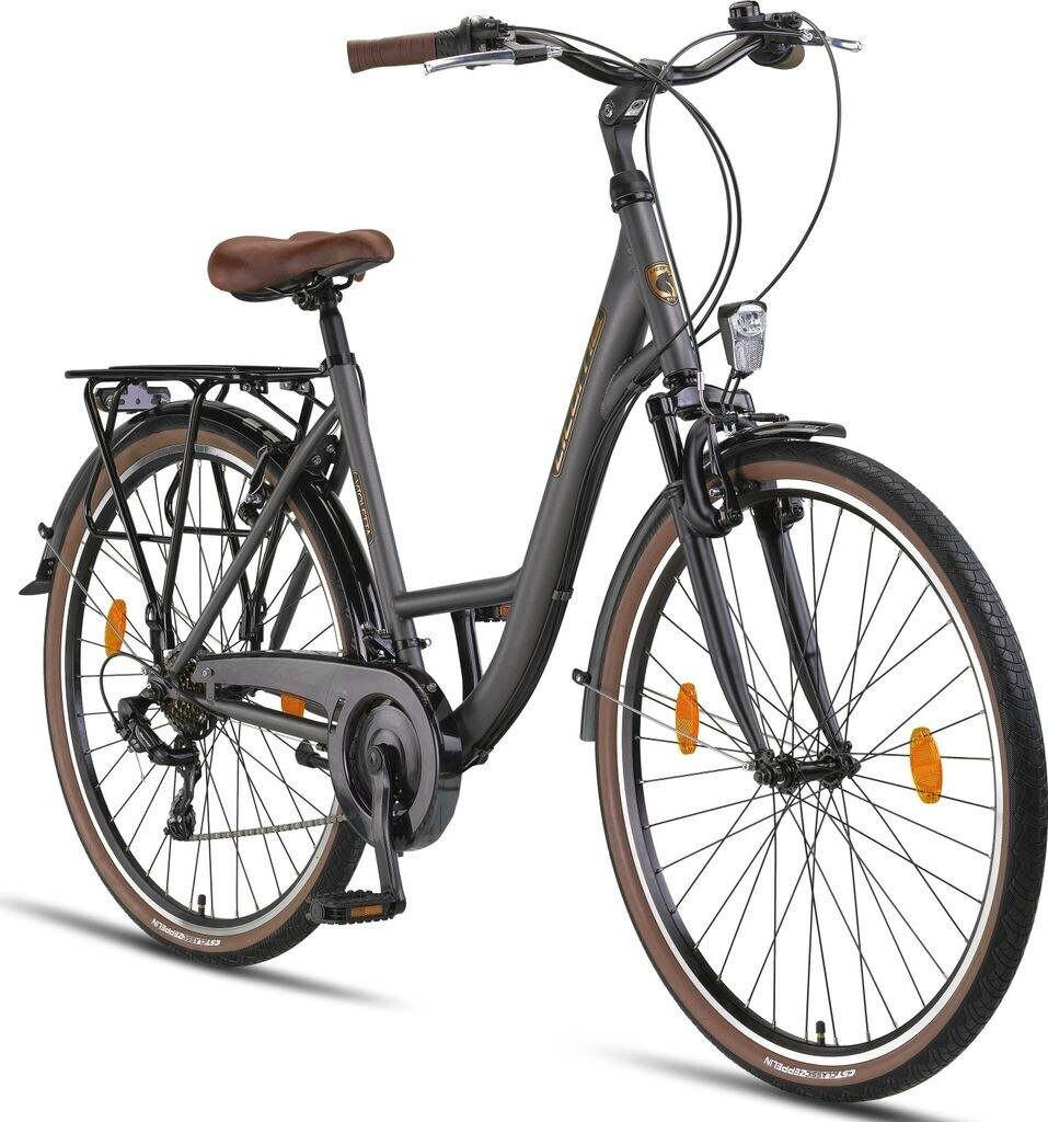 licorne-bike-violetta-premium-city-bike-grey Licorne Bike Violetta Premium City Bike grey - immagine 1