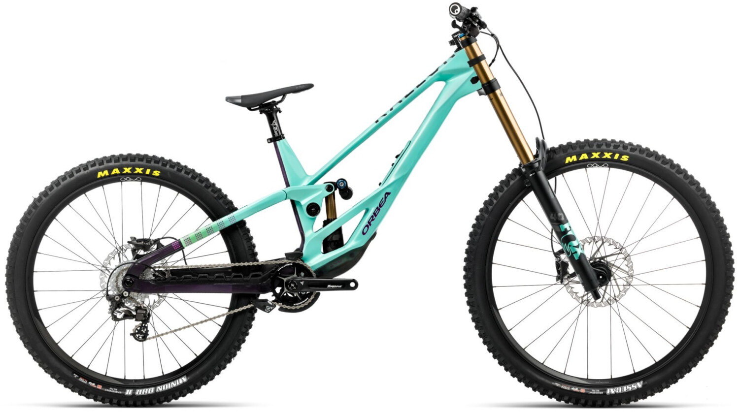 orbea-rallon-450-dh-ltd-2026-green-purple Orbea Rallon 450 DH-LTD 2026 green/purple - immagine 1